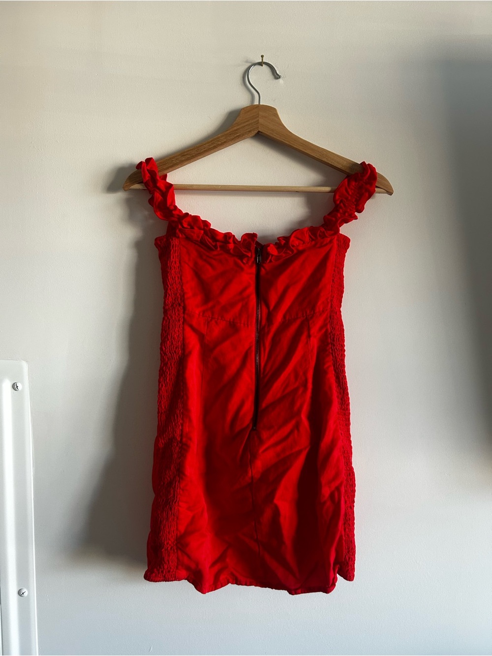 Astr Ruffle Mini Red Dress - Picture 5 of 5